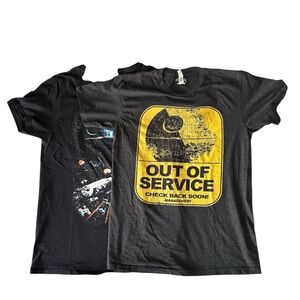 Star Wars Graphic Tees Set of 2 Medium